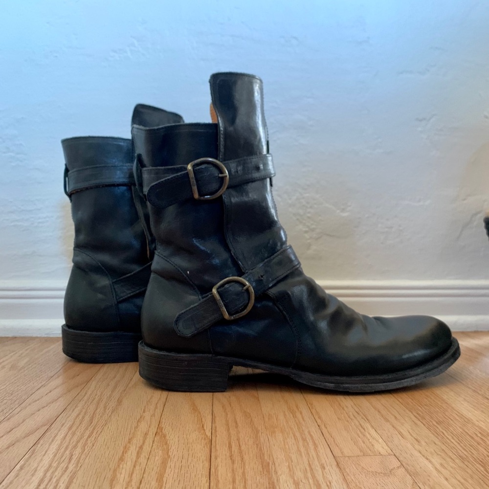Fiorentini + Baker | High ankle biker boot | 10.5